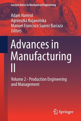 Advances in Manufacturing II