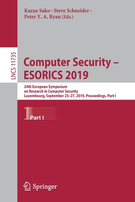 Computer Security - ESORICS 2019