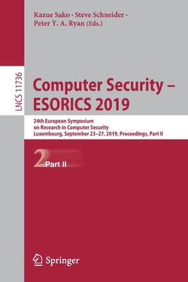 Computer Security - ESORICS 2019