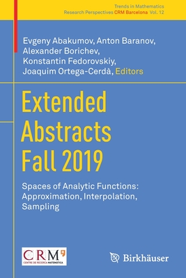 Extended Abstracts Fall 2019