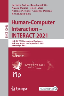 Human-Computer Interaction - INTERACT 2021