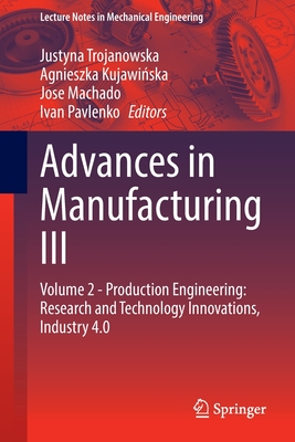 Advances in Manufacturing III