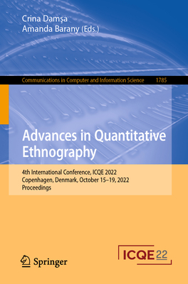 Advances in Quantitative Ethnography