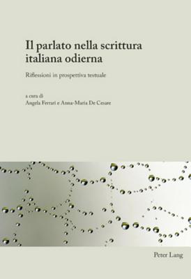 Il Parlato Nella Scrittura Italiana Odierna