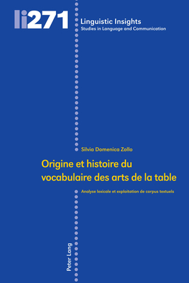 Origine Et Histoire Du Vocabulaire Des Arts de la Table