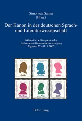 Der Kanon in Der Deutschen Sprach- Und Literaturwissenschaft