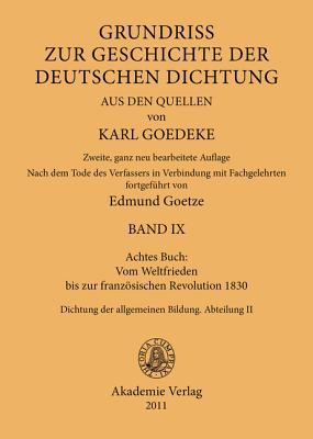 Achtes Buch: Vom Weltfrieden bis zur französischen Revolution 1830