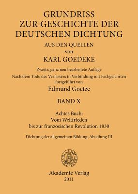 Achtes Buch: Vom Weltfrieden bis zur französischen Revolution 1830