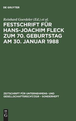 Festschrift für Hans-Joachim Fleck zum 70. Geburtstag am 30. Januar 1988