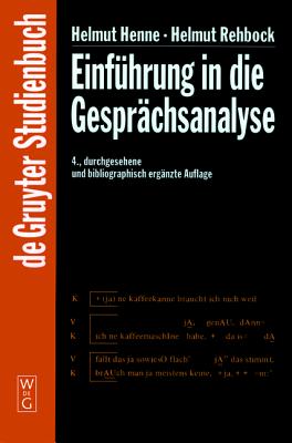 Einfuhrung in Die Gesprachsanalyse