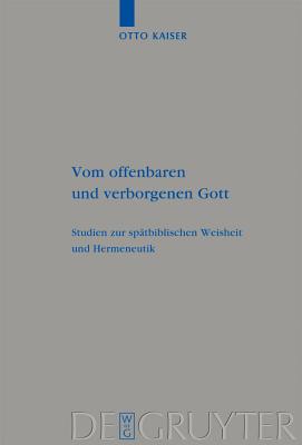 Vom offenbaren und verborgenen Gott
