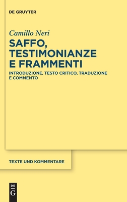 Saffo - Testimonianze E Frammenti