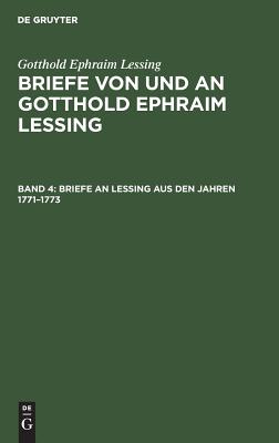 Briefe an Lessing aus den Jahren 1771–1773