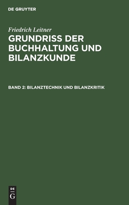 Bilanztechnik und Bilanzkritik