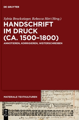 Handschrift im Druck (ca. 1500–1800)