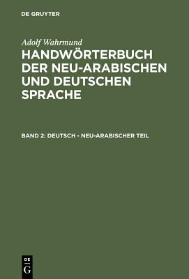 Deutsch - neu-arabischer Teil