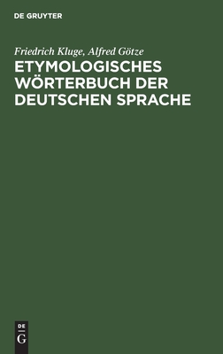 Etymologisches Wörterbuch Der Deutschen Sprache