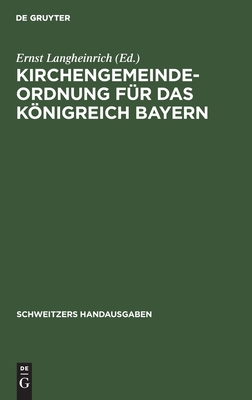 Kirchengemeindeordnung Für Das Königreich Bayern
