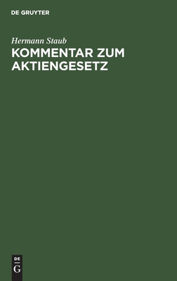 Kommentar zum Aktiengesetz