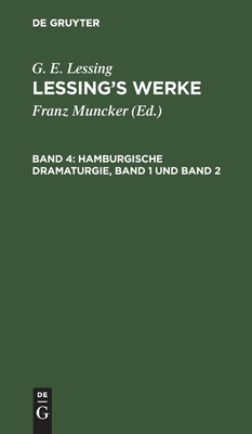 Hamburgische Dramaturgie, Band 1 und Band 2