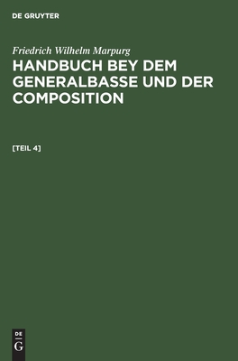 Anhang Zum Handbuche Bey Dem Generalbasse Und Der Composition