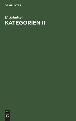 Kategorien II