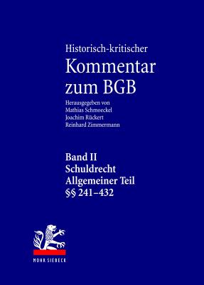 Historisch-kritischer Kommentar zum BGB