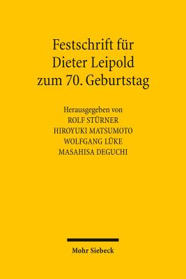 Festschrift fur Dieter Leipold zum 70. Geburtstag