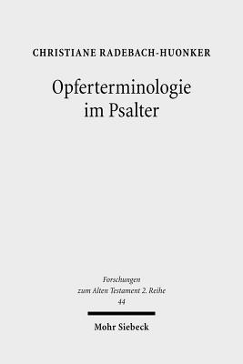 Opferterminologie im Psalter