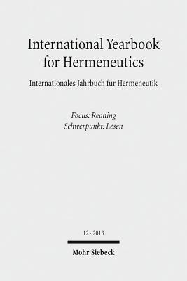 International Yearbook for Hermeneutics / Internationales Jahrbuch fur Hermeneutik