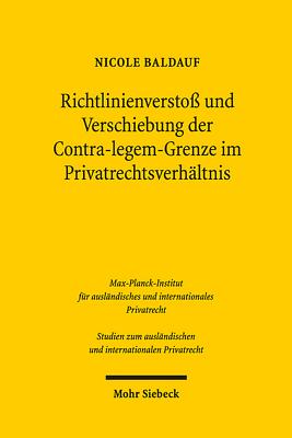 Richtlinienverstoß und Verschiebung der Contra-legem-Grenze im Privatrechtsverhaltnis