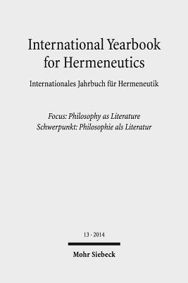 International Yearbook for Hermeneutics / Internationales Jahrbuch fur Hermeneutik