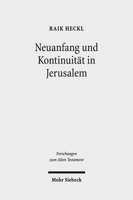 Neuanfang und Kontinuitat in Jerusalem