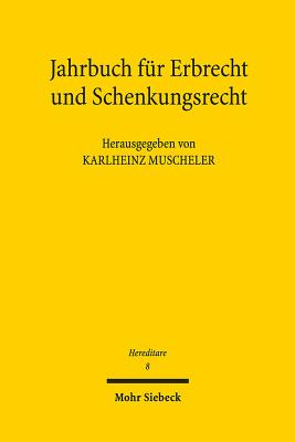 Jahrbuch fur Erbrecht und Schenkungsrecht