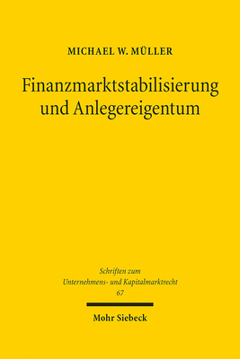 Finanzmarktstabilisierung und Anlegereigentum