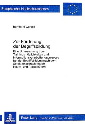 Zur Foerderung der Begriffsbildung