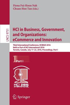 HCI in Business, Government, and Organizations: eCommerce and Innovation