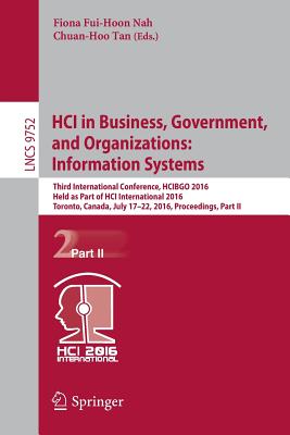 HCI in Business, Government, and Organizations: Information Systems