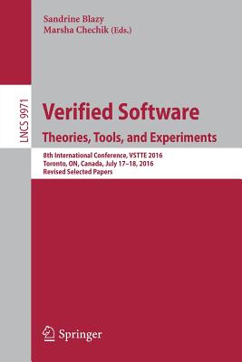 Verified Software. Theories, Tools, and Experiments