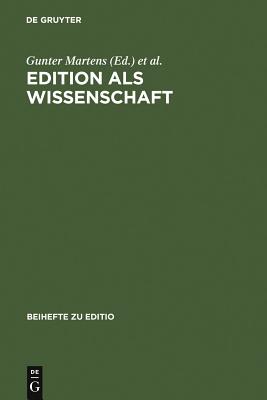 Edition Als Wissenschaft