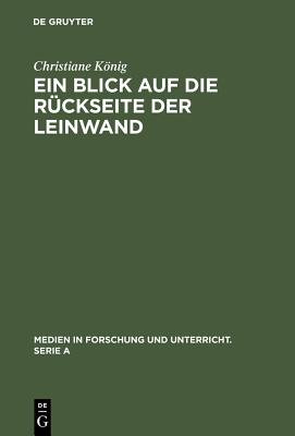 Blick auf die Rückseite der Leinwand