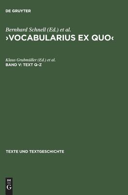 Text Q–Z