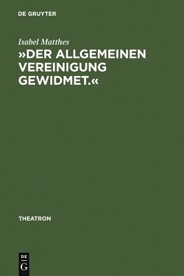 Der allgemeinen Vereinigung gewidmet.