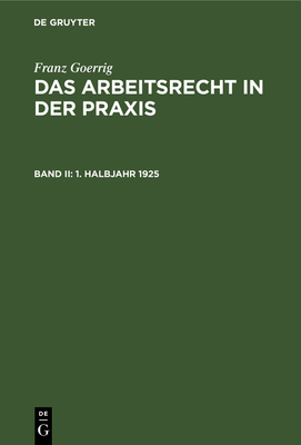 1. Halbjahr 1925