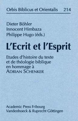 L'Ecrit et l'Esprit