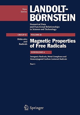 Inorganic Radicals, Metal Complexes and Nonconjugated Carbon Centered Radicals