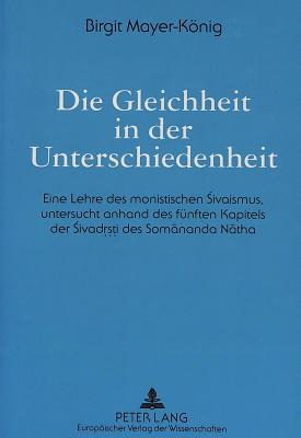 Die Gleichheit in Der Unterschiedenheit