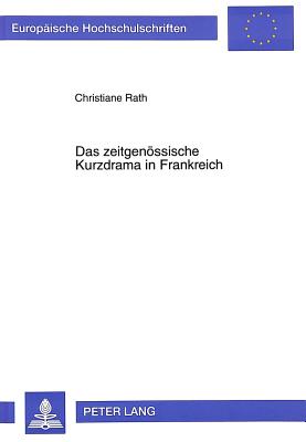 Das zeitgenoessische Kurzdrama in Frankreich