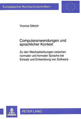 Computeranwendungen und sprachlicher Kontext