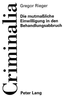 Die mutmaliche Einwilligung in den Behandlungsabbruch